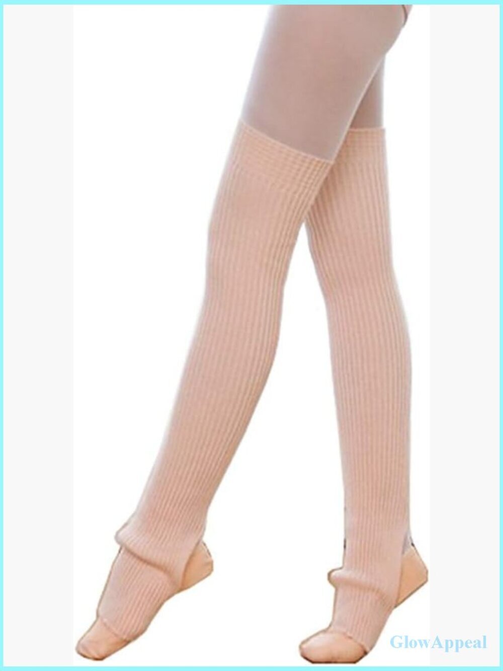 Over the Knee 29.5" Stirrup Leg Warmers Thermal Yoga Ballet Dance